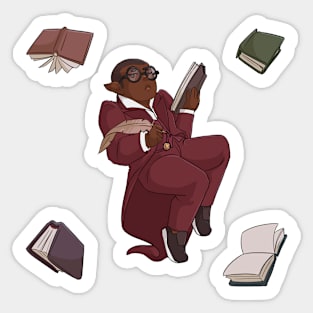 Lucienne The Librarian Sticker